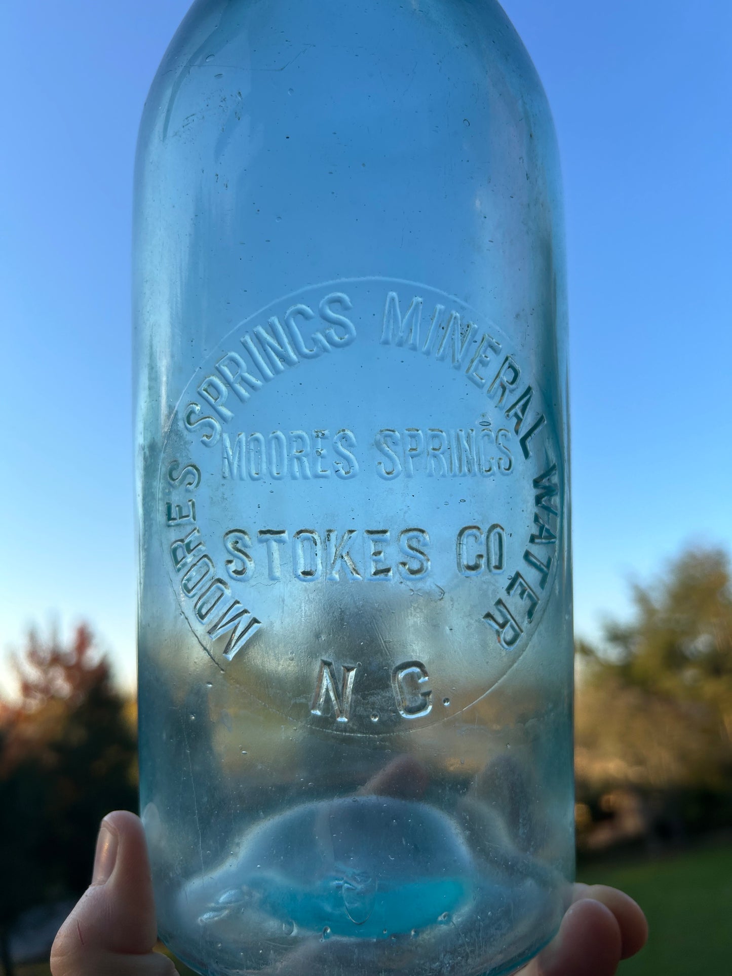 RARE MORRE'S SPRINGS MINERAL WATER FROM STOKES COUNTY, NC