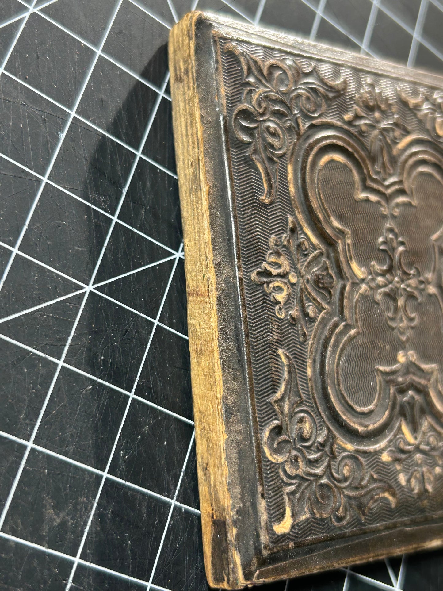 Rare Civil War Sixth Plate TinType Photo of Camp Jessie with Partial Case