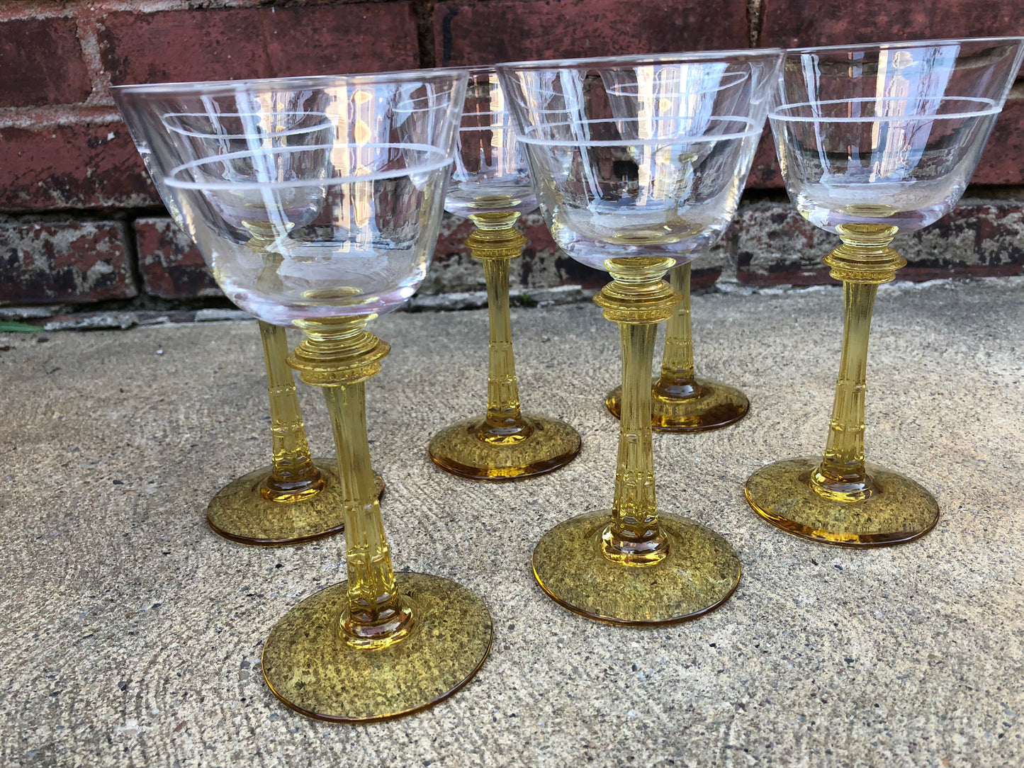 Vintage Bryce Glassware Space Needle Glasses