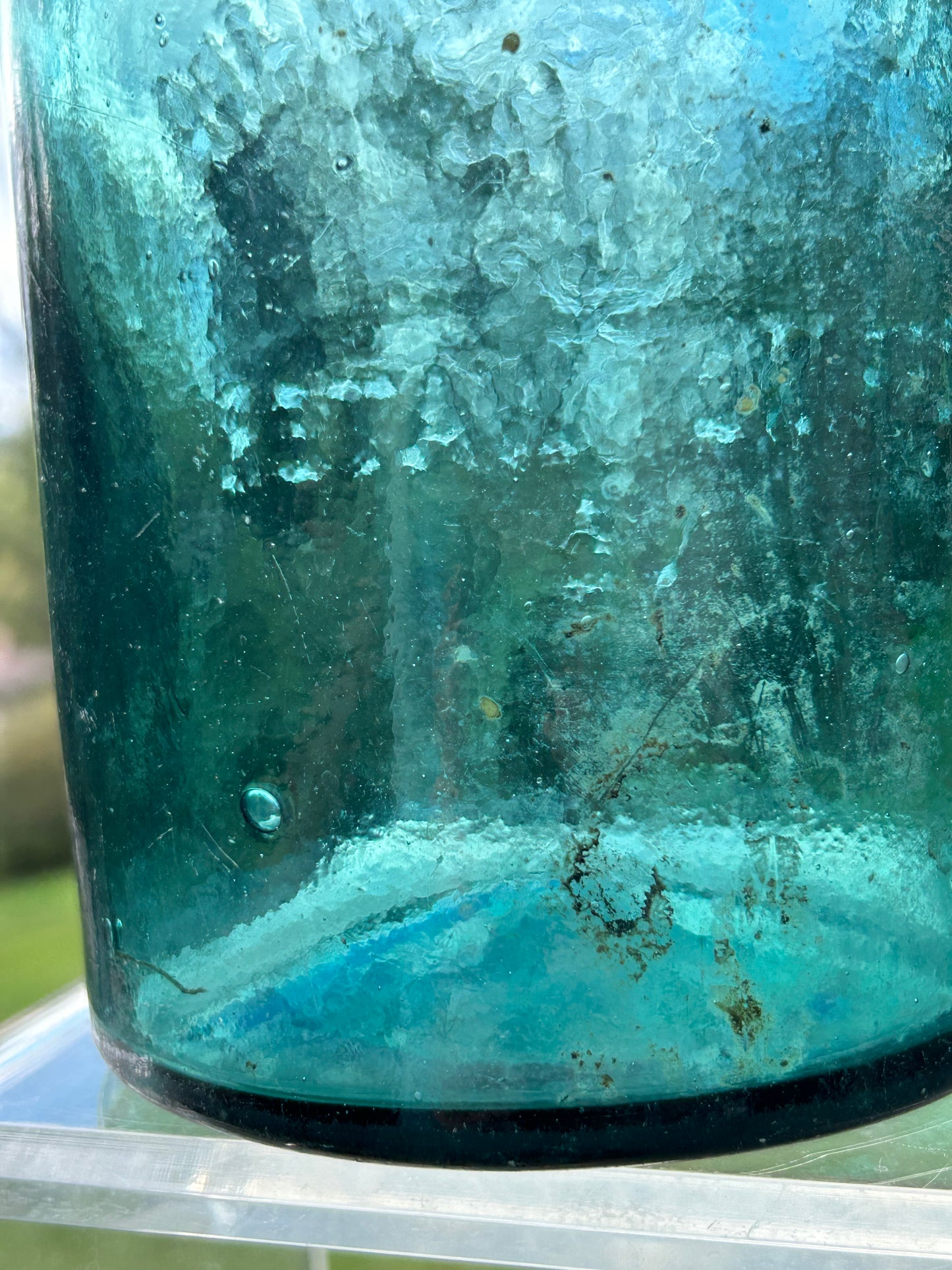 BUFFALO LITHIA/ TFG (Thomas F. Good)/ (monogram)/ SPRING WATER/VA CIRCA 1870 9-1/4 H SMOOTH BASE