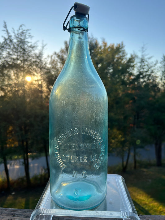 RARE MORRE'S SPRINGS MINERAL WATER FROM STOKES COUNTY, NC